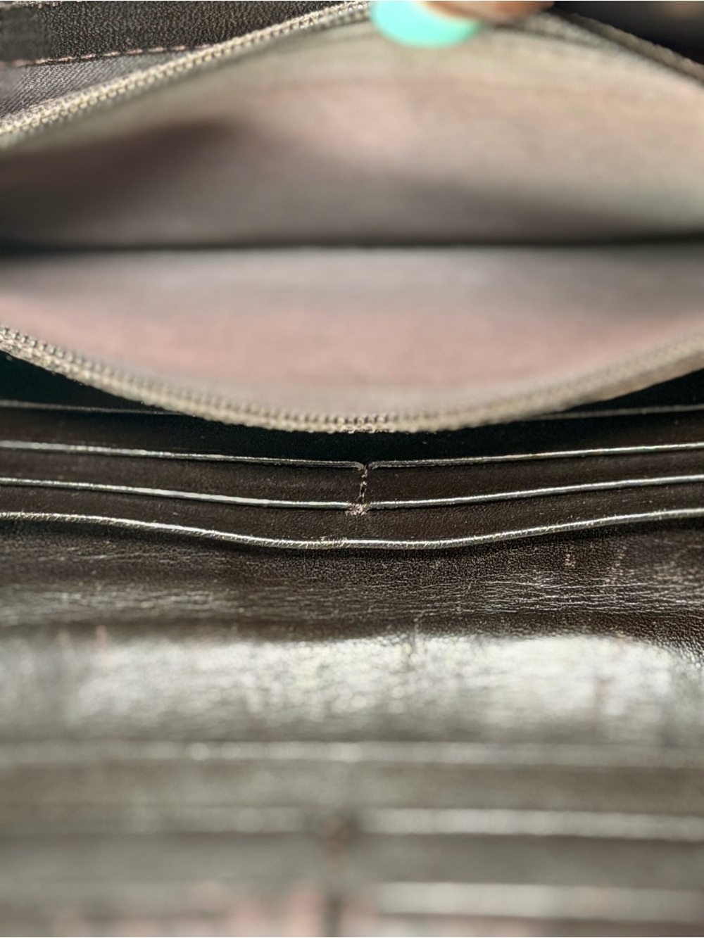 Fendi Brown Zucca Continental Wallet with Black Logo Plaque - Picture 5 of 8